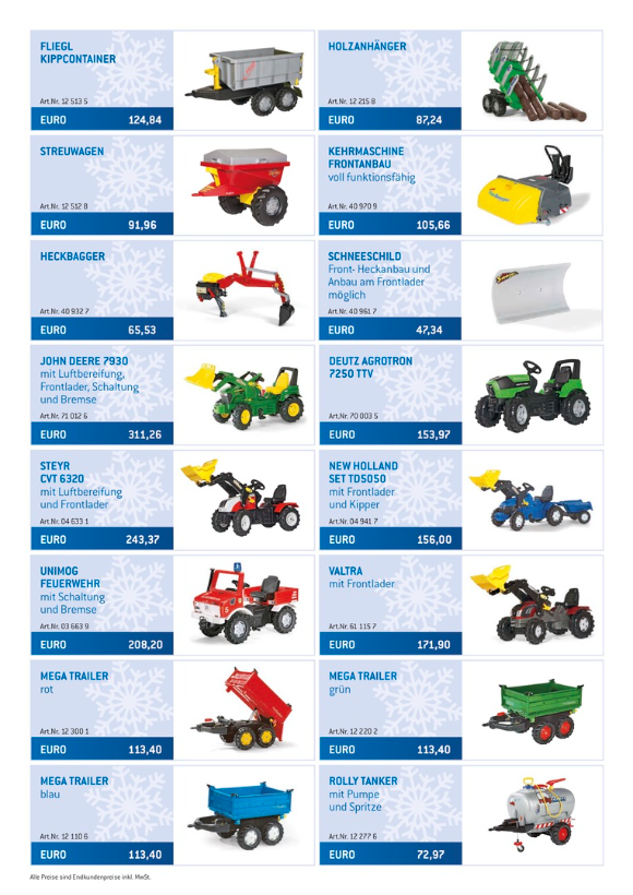 Rolly Toys Weihnachtsaktion